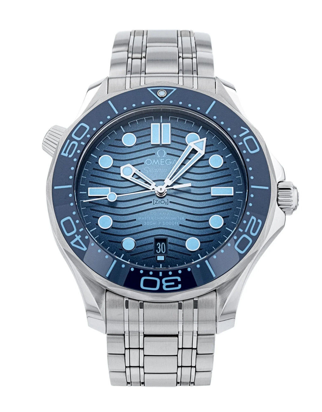 Diver 300m With Blue Dial & Bracelet Strap Watch
