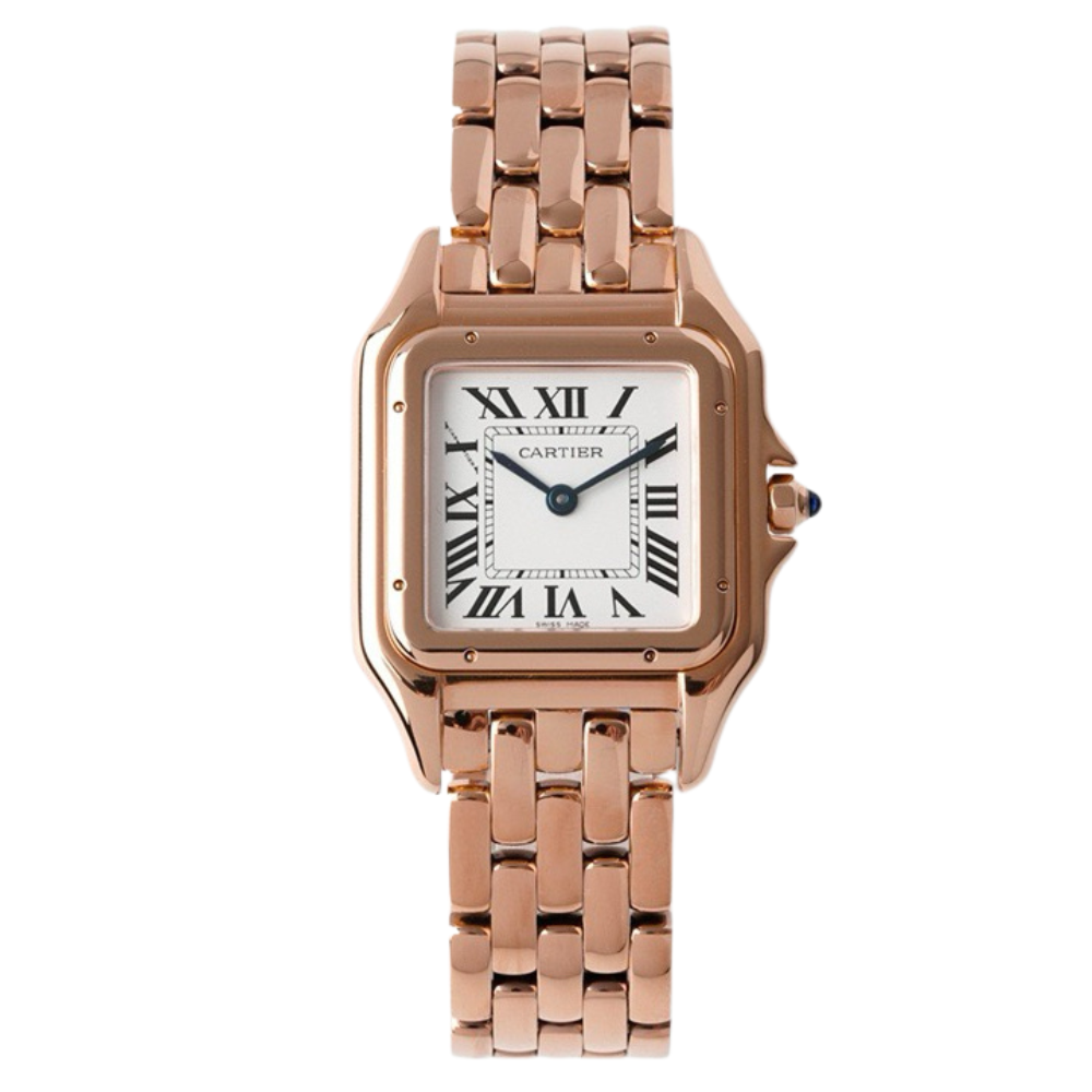 Rose Gold White Dial 30mm