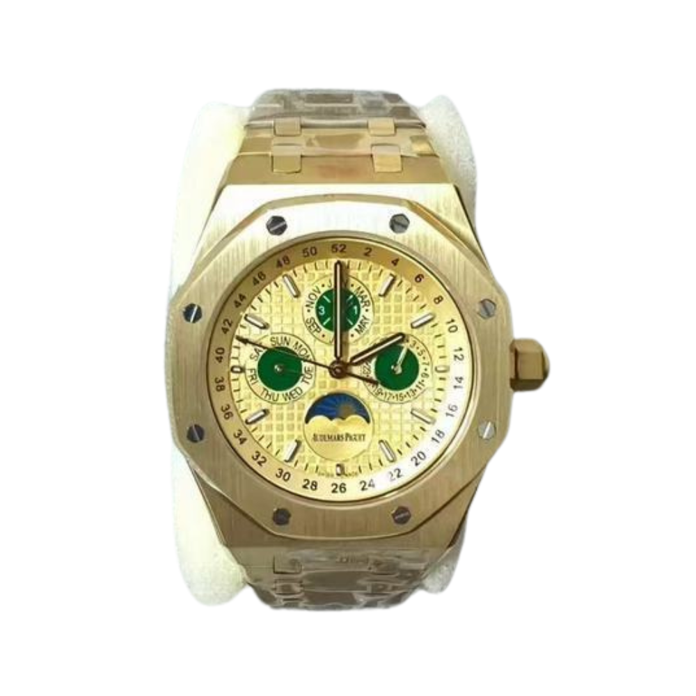 Royal Oak Calendar Men's 41mm Business Wristwatch