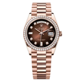 Day-Date 36 mm Everose Gold Brown Graduated Diamond Watch