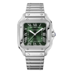 Large Automatic Green Dial Watch