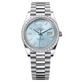 Day-Date Ice Blue Dial, Platinum, 40.0 mm Watch