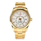 White Dial, 18ct Yellow Gold, 42.0 mm, Automatic Men's Watch