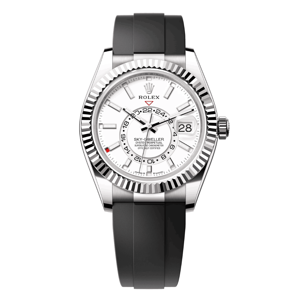 White Gold With Intense White Dial and Oysterflex Bracelet Watch