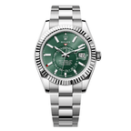 Sky-Dweller Mint Green Dial & Oyster Bracelet Watch