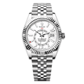 White Dial Steel and White Gold Jubilee Watch