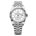 White Dial Steel and White Gold Jubilee Watch