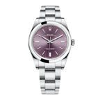 Oyster Perpetual 39 With Red Grape Dial Watch