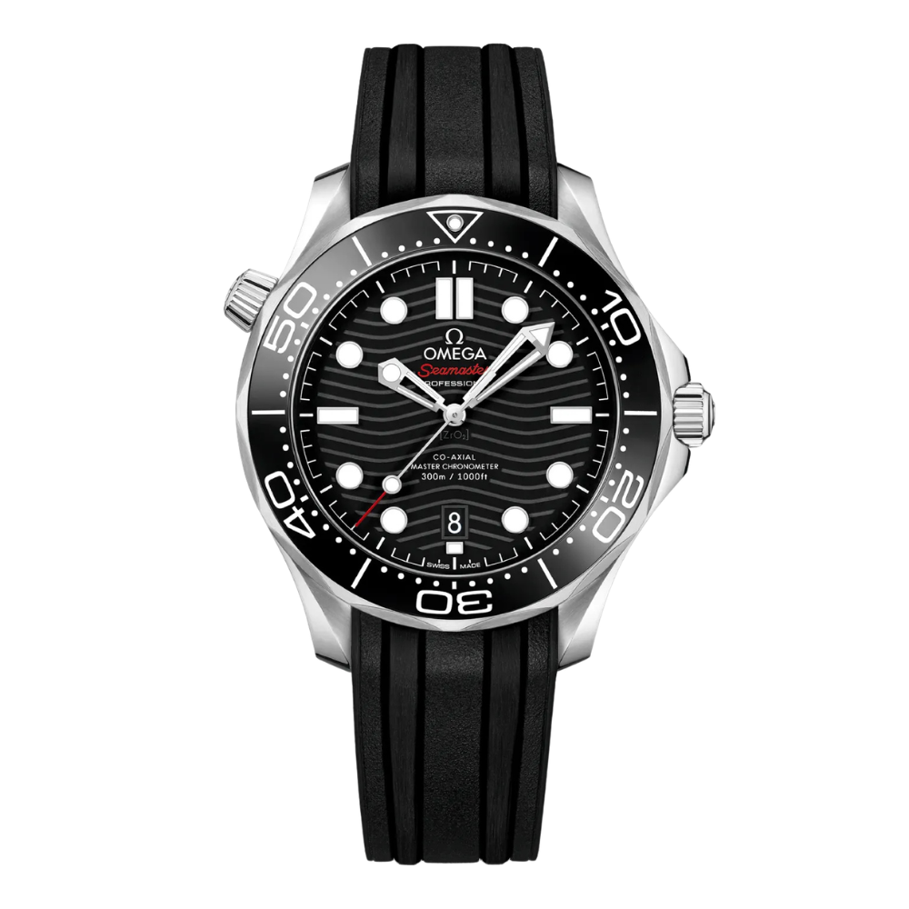 Diver 300M Co-Axial Master Chronometer With Rubber Belt Watch