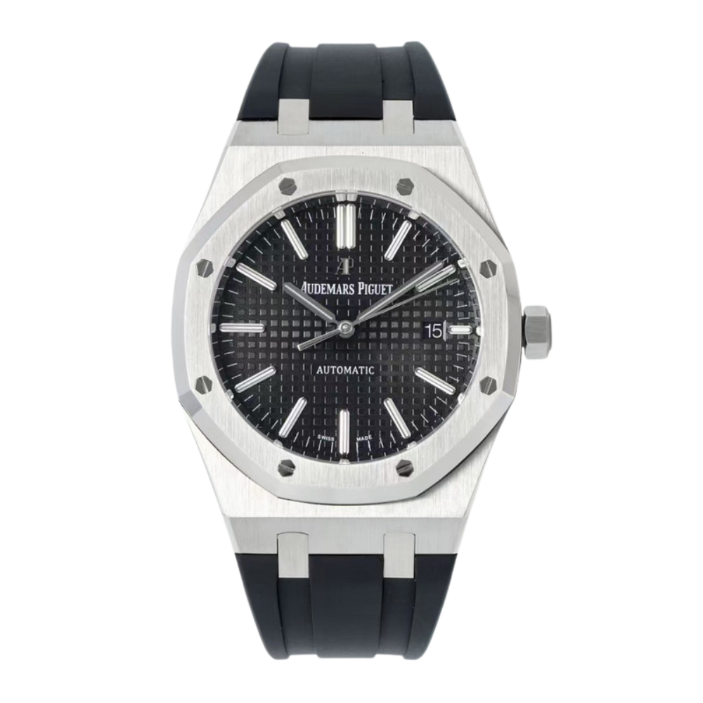 41mm Stainless Steel Black "Grande Tapisserie" Patterned Dial Watch