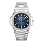 Stainless Steel Case & Distinctive Blue Dial Watch