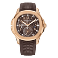 'Travel Time' Rose Gold Brown Dial Watch