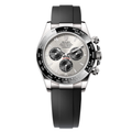 Cosmograph Daytona White Gold With Steel Bright Black Dial Watch