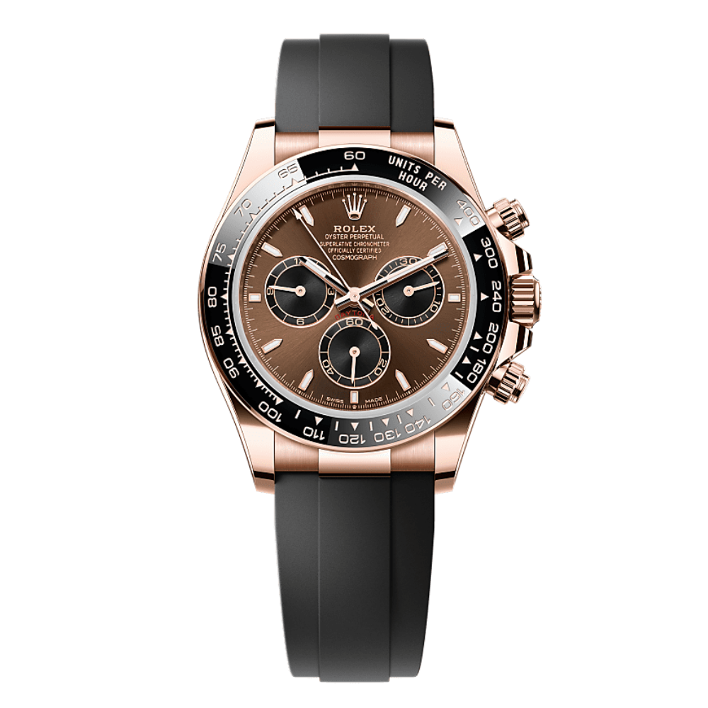 Cosmograph Daytona Everose Gold Chocolate Dial With Black Counters Watch