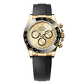 Cosmograph 40 mm Champagne Dial With Black Subdials & Oysterflex Bracelet Watch