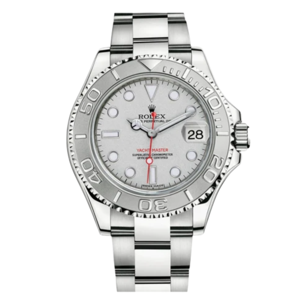 Yacht-Master 40 Stainless Steel Case With Platinum Dial Watch