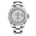 Yacht-Master 40 Stainless Steel Case With Platinum Dial Watch