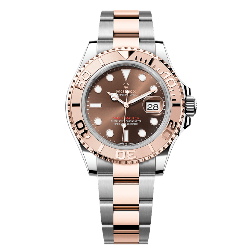 Yacht-Master 40 With Chocolate Dial & Rose Gold & Steel Rolesor Case Watch