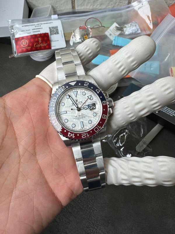 GMT-Master II 126719BLRO White Gold / Pepsi / Meteorite