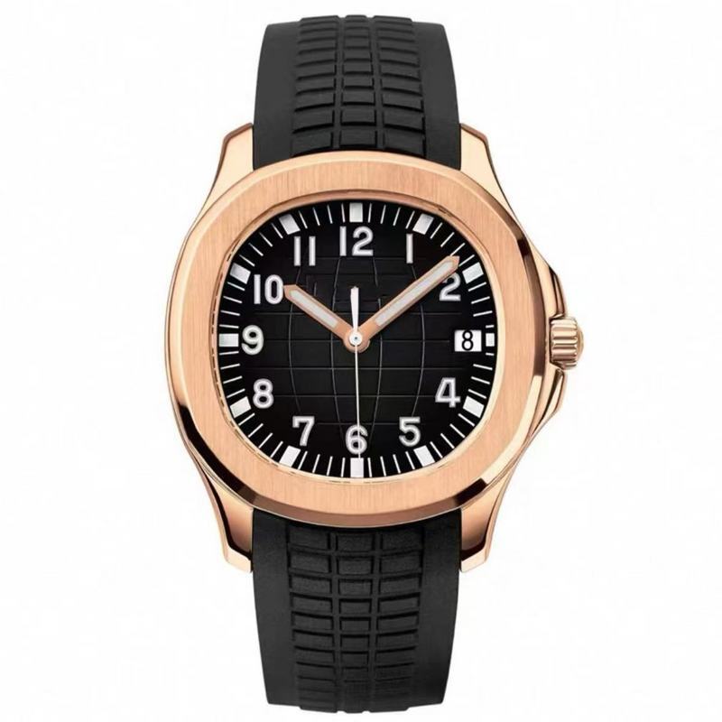 Luxury 40mm Rose Gold Sports Elegance Watch