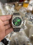 Jumbo Extra-Thin Green Dial Watch