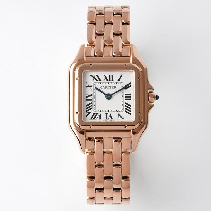 Rose Gold White Dial 30mm