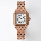 Rose Gold White Dial 30mm