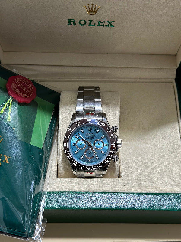 Cosmograph Daytona Platinum a Distinctive ice-blue Dial Watch