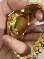 Champagne Dial, 18 kt Yellow Gold, 40.0 mm Watch