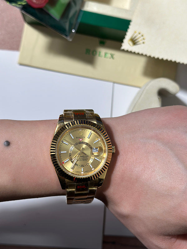 Yellow Gold / Champagne / Oyster Watch
