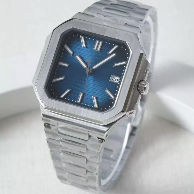 Luxury 40mm Two-Tone Automatic Blue Dial Watch