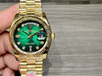 Day-Date Green Ombré Diamond Dial Yellow Gold 36mm