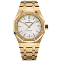 Yellow Gold Silver Dial 37mm Watch