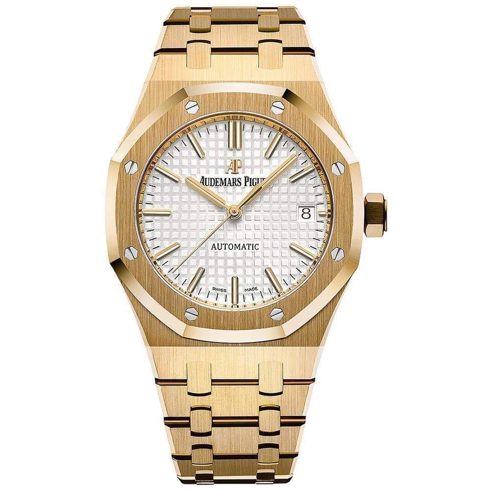 Yellow Gold Silver Dial 37mm Watch