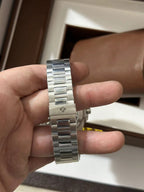 White Dial Stainless Steel Luxury Watch