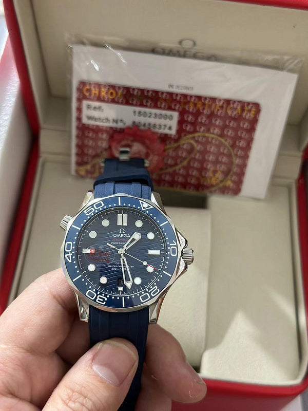 Seamaster Diver 300M Co-Axial Master Chronometer Blue Dial Watch