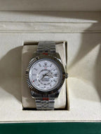 White Dial Steel and White Gold Jubilee Watch