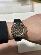Cosmograph Daytona Yellow Gold Case & Black Diamond Dial Watch