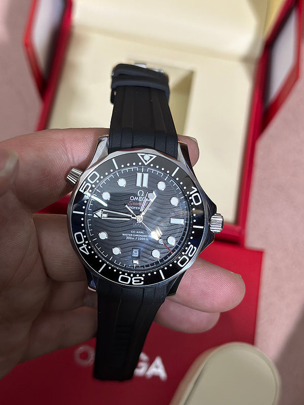 Diver 300M Co-Axial Master Chronometer With Rubber Belt Watch