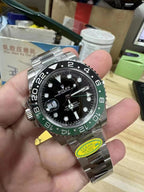 GMT-Master II 40 mm with a Black & Green Cerachrom