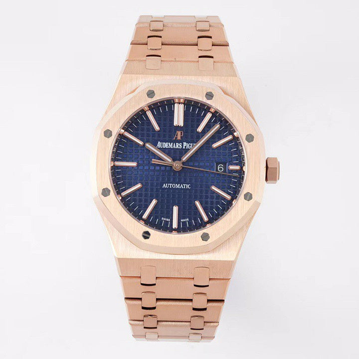 41mm pink Gold Case and Matching Bracelet Watch