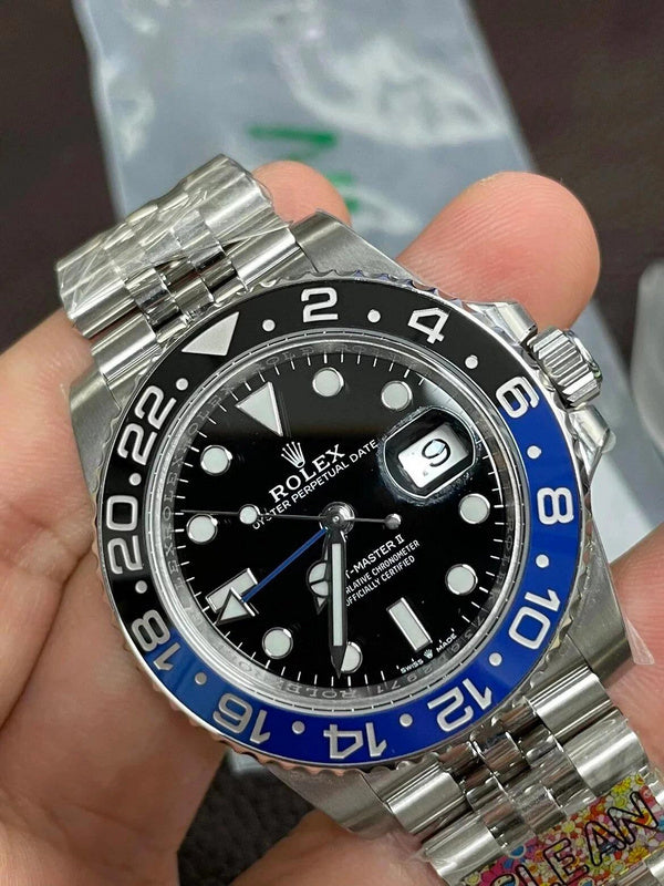 GMT-Master II Batman 40 mm Steel with Black Dial