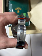 Stainless Steel Oyster Bracelet With White Gold Fluted Bezel Watch