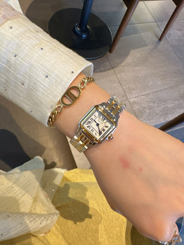 Two-Tone Luxury Bracelet Watch