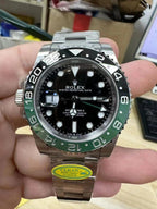 GMT-Master II 40 mm with a Black & Green Cerachrom