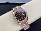 Day-Date 36 mm Everose Gold Brown Graduated Diamond Watch