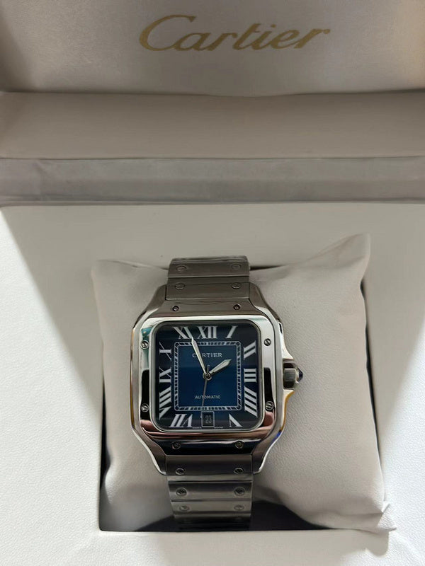 Stainless Steel Case and Blue Dial Watch