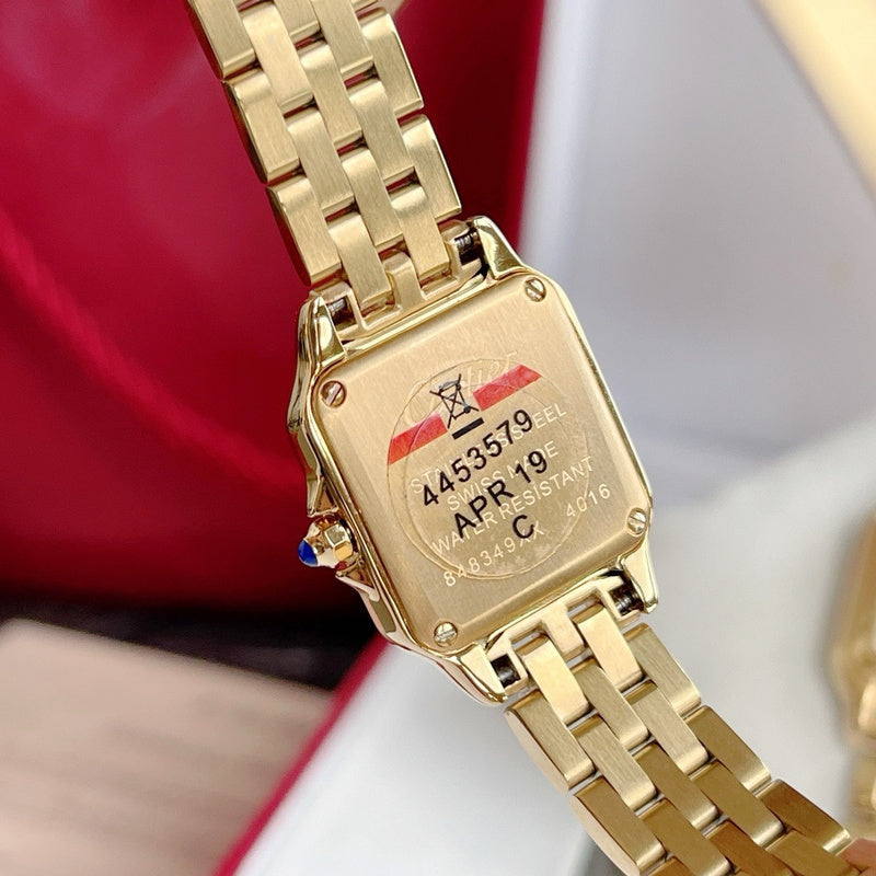 Mini Triple Loop Gold Quartz watch