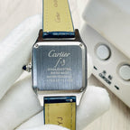 Santos-Dumont steel case and 18K rose gold bezel Watch