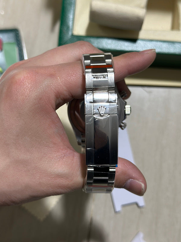 Cosmograph Daytona Stainless Steel White "Panda" Dial Watch